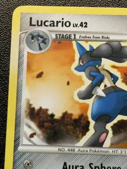 2009 Pokemon Platinum Lucario Lv.42 53/127 Uncommon - Image 2