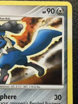 2009 Pokemon Platinum Lucario Lv.42 53/127 Uncommon - Image 3
