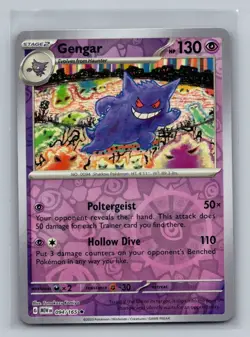 Pokemon TCG Gengar 094/165 Sv: Scarlet & Violet 151 Reverse Holo NM - Image 1