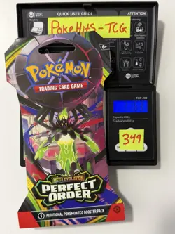 (HEAVY)🔥 31.63g Pokemon Perfect Order Sleeved Booster Pack Factory Sealed✅ - Image 1
