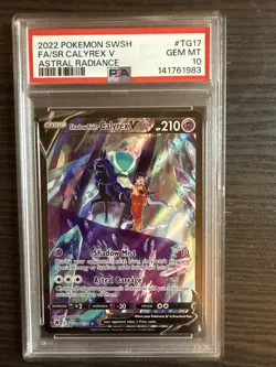 Shadow Rider Calyrex V TG17/TG30 2022 Pokemon Astral Radiance PSA 10 Gem Mint - Image 1