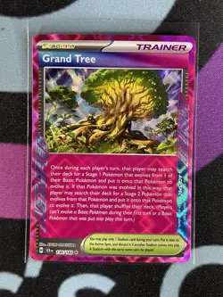 2024 Pokemon Stellar Crown GRAND TREE Ace Spec Rare 136/142 - Image 1