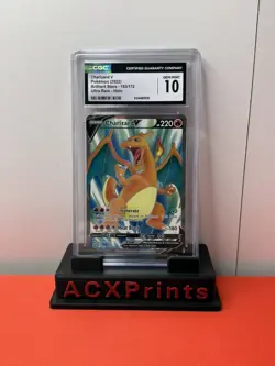 Pokemon TCG Charizard V 153/172 Full Art, Brilliant Stars | CGC 10 - Image 1