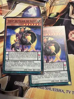 Lunalight Wolf (2x FRENCH) SHVI-EN012 - Common 1st Edition NM Yugioh - Image 1