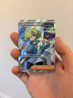Pokemon TCG Ciphermaniac’s Code breaking 198/162 Temporal Forces Holo NM - Image 1