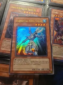 Yugioh Elemental Hero Ocean JUMP-EN013 Ultra Rare Limited Edition - Image 1