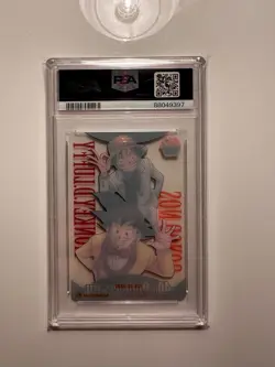 PSA 10 2008 DRAGON BALL ONE PIECE MORINAGA #010 MONKEY D. LUFFY/SON GOKU - Image 3