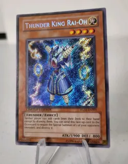 Thunder King Rai-Oh YG02-EN001 *VLP* Limited Edition Secret Rare Yugioh Card - Image 2