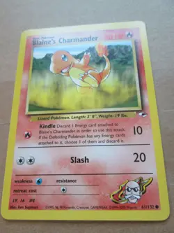 Blaine's Charmander - 61/132 - Common WOTC TCG—Gym Heroes Set Pokemon Card - Image 5