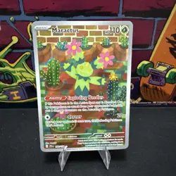 Maractus 160/159 Illustration Rare SV09: Journey Together Pokemon Card NM - Image 1