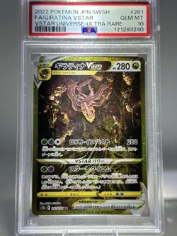 PSA 10 Giratina VSTAR UR 261/172 VSTAR Universe Pokemon Card Japanese SWSH 2022 - Image 1