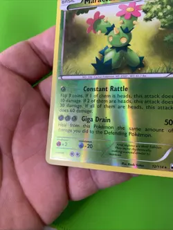 Maractus 12/114 Black & White Reverse Holo Pokemon Card LP+ - Image 5