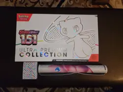 Pokemon Scarlet & Violet 151 EMPTY UPC box with Playmat and Sleeves NO CARDS - Image 1