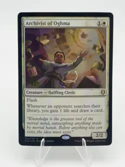 Archivist of Oghma R Prerelease Cards Foil 4 MTG NM - Image 1