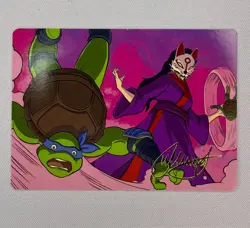 Michelangelo, Game Master Art Card (Gold-Stamped Signature) Art Series: Teenage - Image 1