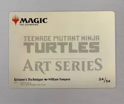 Michelangelo, Game Master Art Card (Gold-Stamped Signature) Art Series: Teenage - Image 2