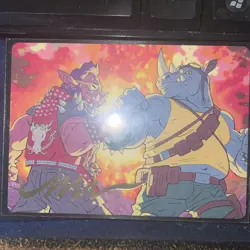Bebop & Rocksteady Art Card (Gold-Stamped Signature) Art Series MTG - Image 1