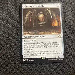 Giggling Skitterspike Commander: Duskmourn: House of Horror Regular - Image 1