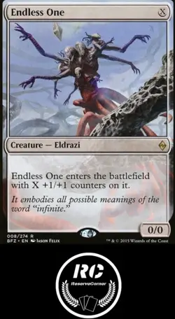Endless One MTG NM BFZ Rare Eldrazi Fast Tracked Shipping - Image 1