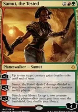 1x Samut, the Tested - Hour of Devastation - Moderately Played, English - MTG! - Image 1