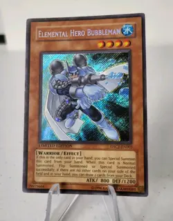 Elemental Hero Bubbleman EHC1-EN003 *VLP-NM* Limited Ed Secret Rare Yugioh Card - Image 2