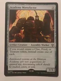 Academy Manufactor - MTG Commander Murders At Karlov Manor 221 R Magic - Image 1