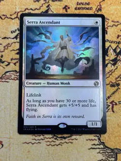 MTG Magic the Gathering - Serra Ascendant - 031/349 - Foil - Iconic Masters - NM - Image 1