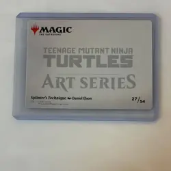 Wizards of the Coast Splinter's Technique Art Series TMNT 27/54 Daniel Elson - Image 2