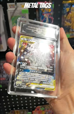 Pokemon Cards CHN. Arceus & Dialga & Palkia GX Metal Tags 002/019 PCG 9 MINT - Image 2
