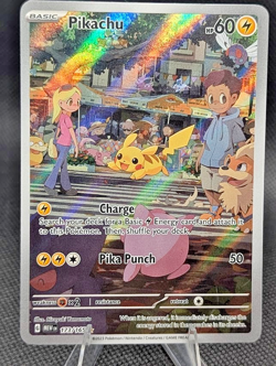 Pokemon TCG Pikachu Illustration Rare Holo 173/165 Scarlet & Violet 151 - Image 1