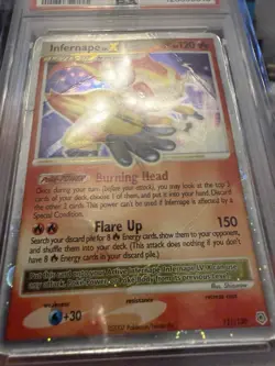 Pokemon Infernape LV.X #121 Holo Diamond & Pearl 2007 English Psa 1 ~ Pop 12 - Image 3