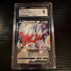 Pokemon Hisuian Zoroark V CGC 9 Lost Origin 146/196 Ultra Rare Holo English 2022 - Image 1