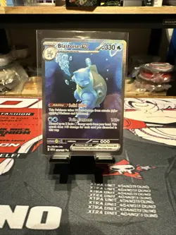 BLASTOISE EX 200/165 ILLUSTRATION RARE SCARLET & VIOLET 151 POKEMON TCG - Image 1