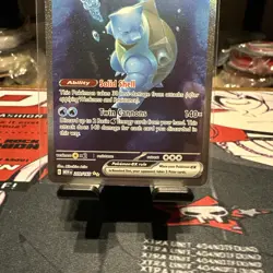 BLASTOISE EX 200/165 ILLUSTRATION RARE SCARLET & VIOLET 151 POKEMON TCG - Image 3