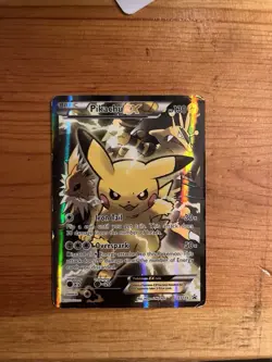 Pikachu EX XY124 Black Star Promo Pokemon 2016 XY Red & Blue Collection HP - Image 1