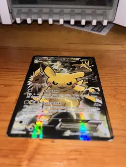 Pikachu EX XY124 Black Star Promo Pokemon 2016 XY Red & Blue Collection HP - Image 4