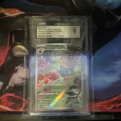 Pokemon Appletun CGC 9 Art Rare Holo Paradise Dragona Japanese 075/064 2024 - Image 1