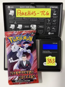 (HEAVY)🔥22.37g Pokemon TCG Destined Rivals Booster Pack Factory Sealed✅ - Image 1