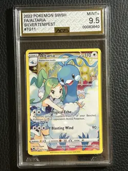 AGS 9.5 Altaria TG11/TG30 Pokemon Silver Tempest Lisia trainer - Image 1