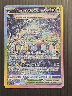 Terapagos EX 170/142 Special Illustration Rare Pokemon Stellar Crown - Image 1