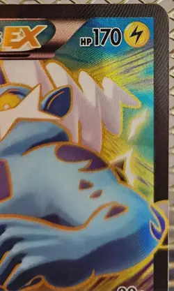POKEMON XY ROARING SKIES THUNDURUS EX 98/108 FULL ART HOLO ULTRA RARE NEAR MINT - Image 4