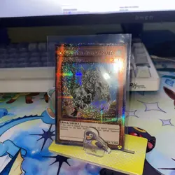 YuGiOh! TCG Fossil Dyna Pachycephalo Quarter Century Secret Rare MINT Condition - Image 1