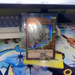 YuGiOh! TCG Fossil Dyna Pachycephalo Quarter Century Secret Rare MINT Condition - Image 2