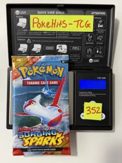 (HEAVY)🔥 22.46g Pokemon TCG Surging Sparks Booster Pack Factory Sealed✅ - Image 1