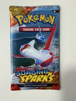 (HEAVY)🔥 22.46g Pokemon TCG Surging Sparks Booster Pack Factory Sealed✅ - Image 2