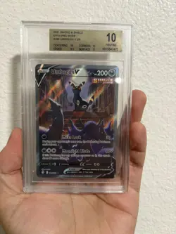 Pokemon Umbreon V Evolving Skies Full Alt Art #189 BGS 10 Pristine - Image 1