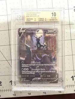 Pokemon Umbreon V Evolving Skies Full Alt Art #189 BGS 10 Pristine - Image 4