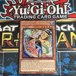 Yugioh Dracotail Faimena JUSH-EN002 Collector’s Rare 1st Edition NM - Image 1
