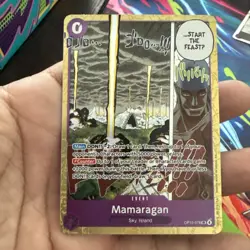 One Piece Mamaragan OP15-078 SR Adventure on Kami's Island Foil - Image 1