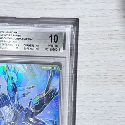 Gundam Aerial Rebuild (LR++) - Newtype Rising (GD01) (Beckett pristine 10) - Image 4